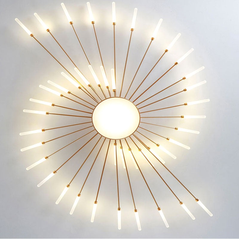 Plafonnier Moderne Style Étoile avec Ampoules LED