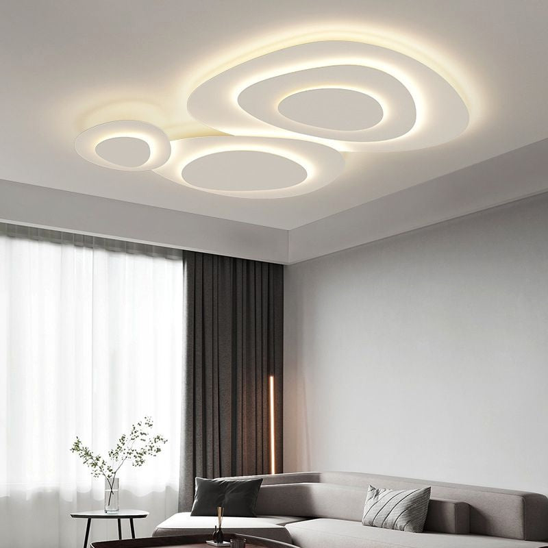 Plafonnier Moderne en Forme Abstraite Chambre - vue en angle