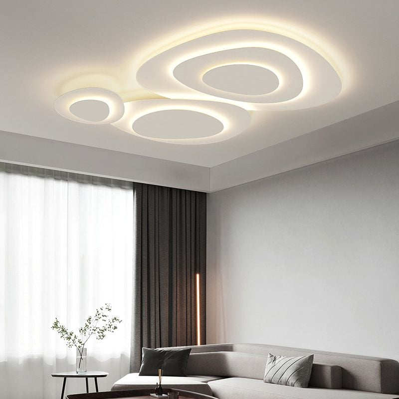 Plafonnier Moderne en Forme Abstraite Chambre - éclairage allumé