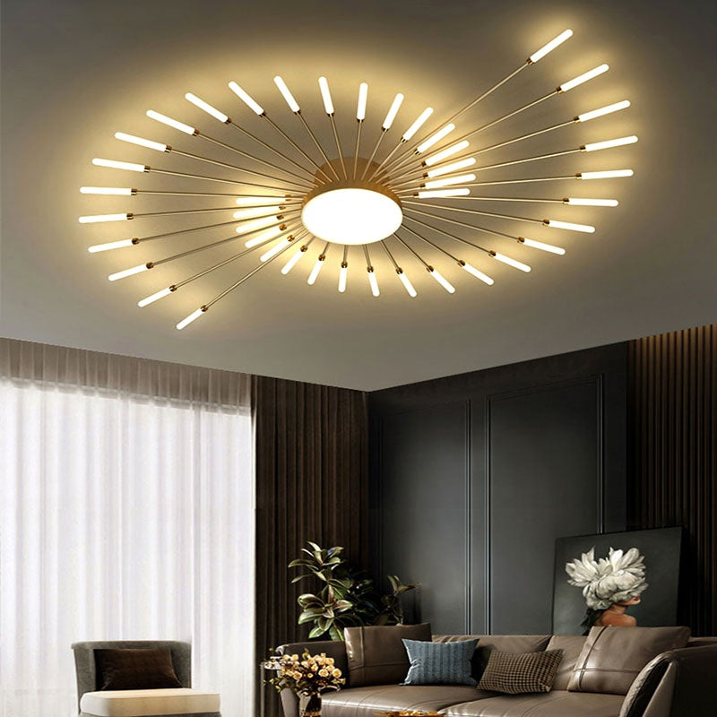 Plafonnier Moderne Style Étoile avec Ampoules LED