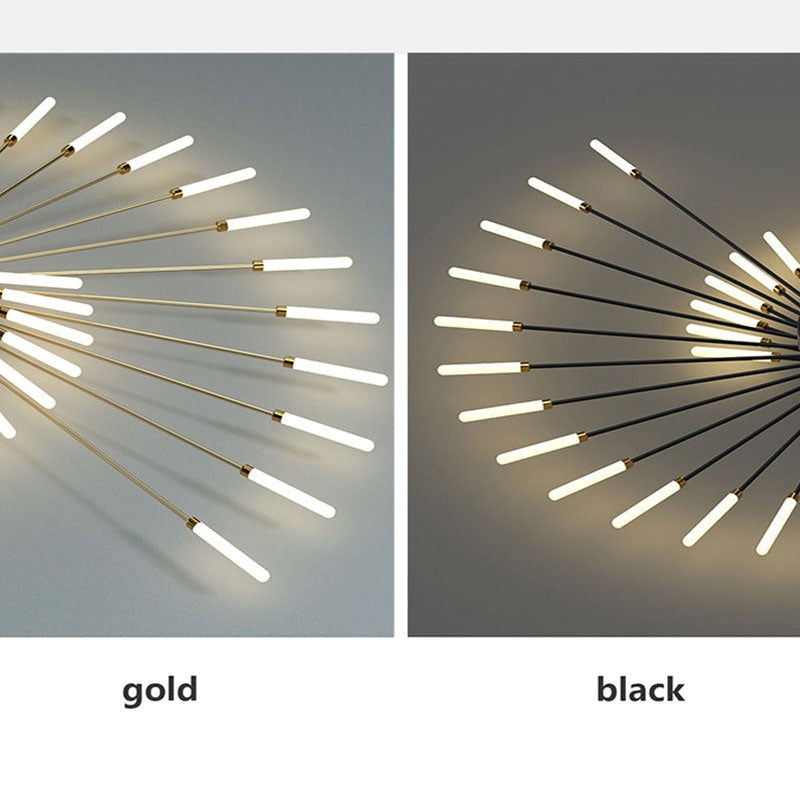 Plafonnier Moderne Style Étoile avec Ampoules LED - coloris disponibles