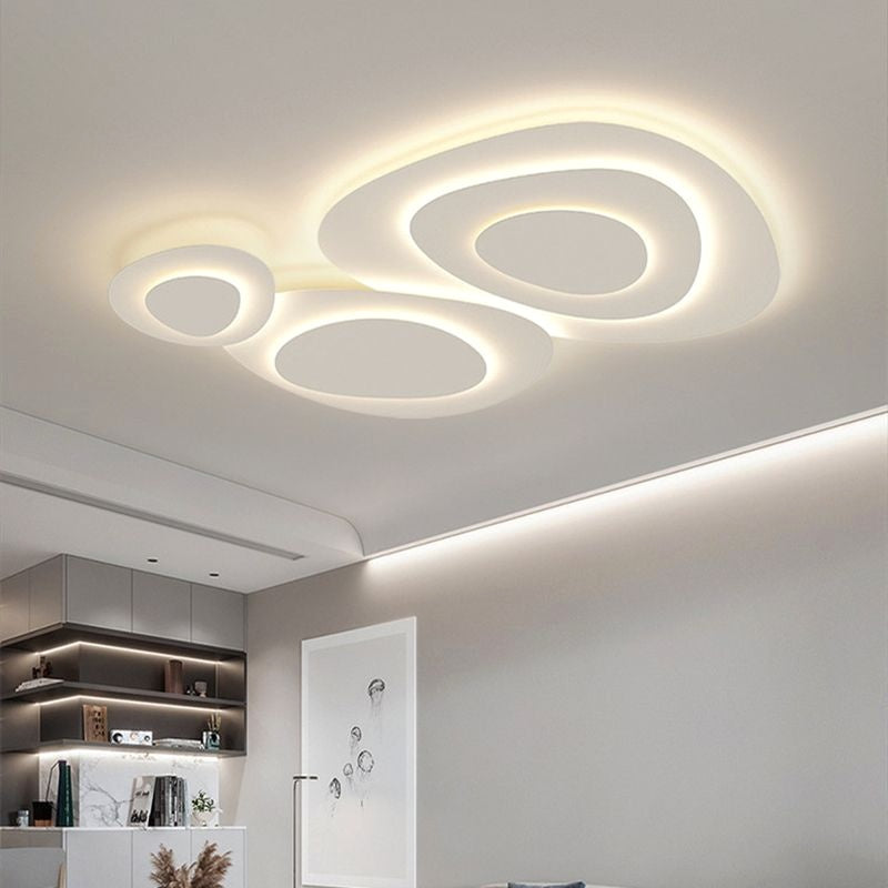 Plafonnier Moderne en Forme Abstraite Chambre - installation au plafond