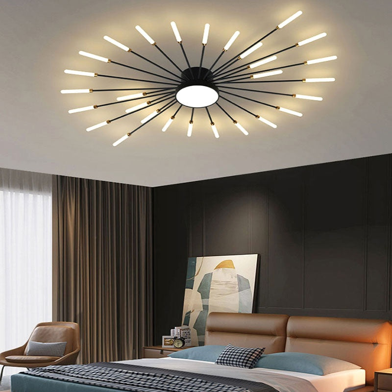 Plafonnier Moderne Style Étoile avec Ampoules LED - vue principale
