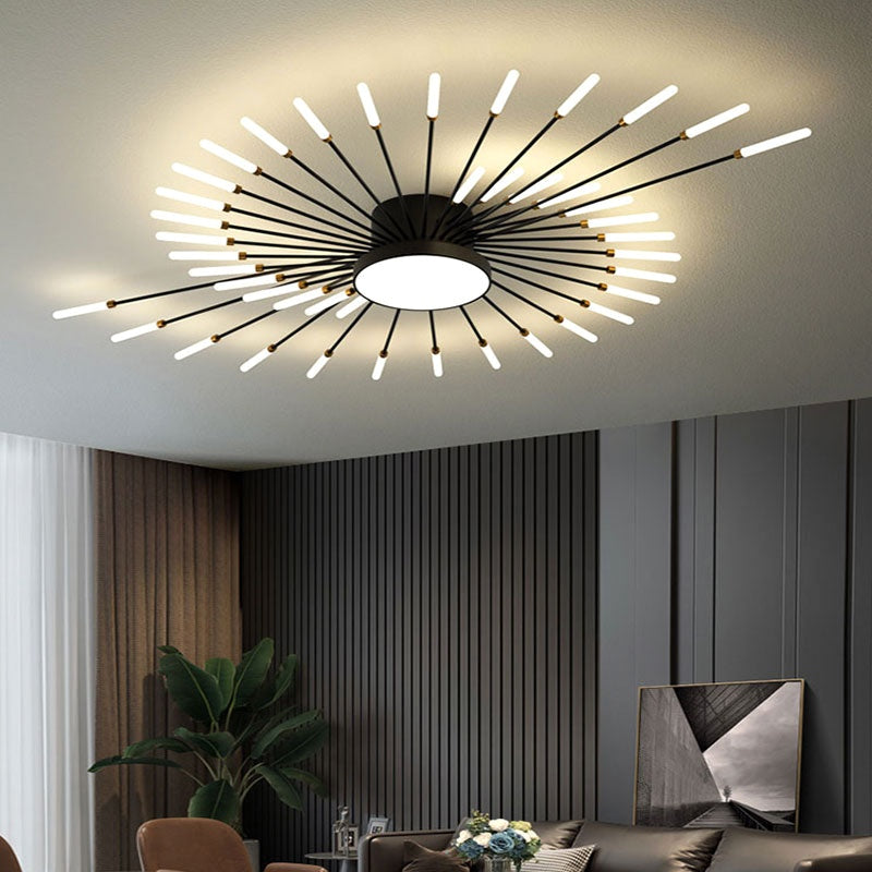 Plafonnier Moderne Style Étoile avec Ampoules LED