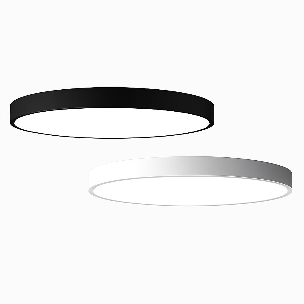 Plafonnier led design arrondi et plat (plusieurs tailles) - vue principale