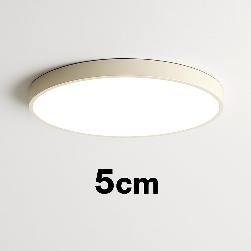Plafonnier led design arrondi et plat (plusieurs tailles) - ambiance intérieure