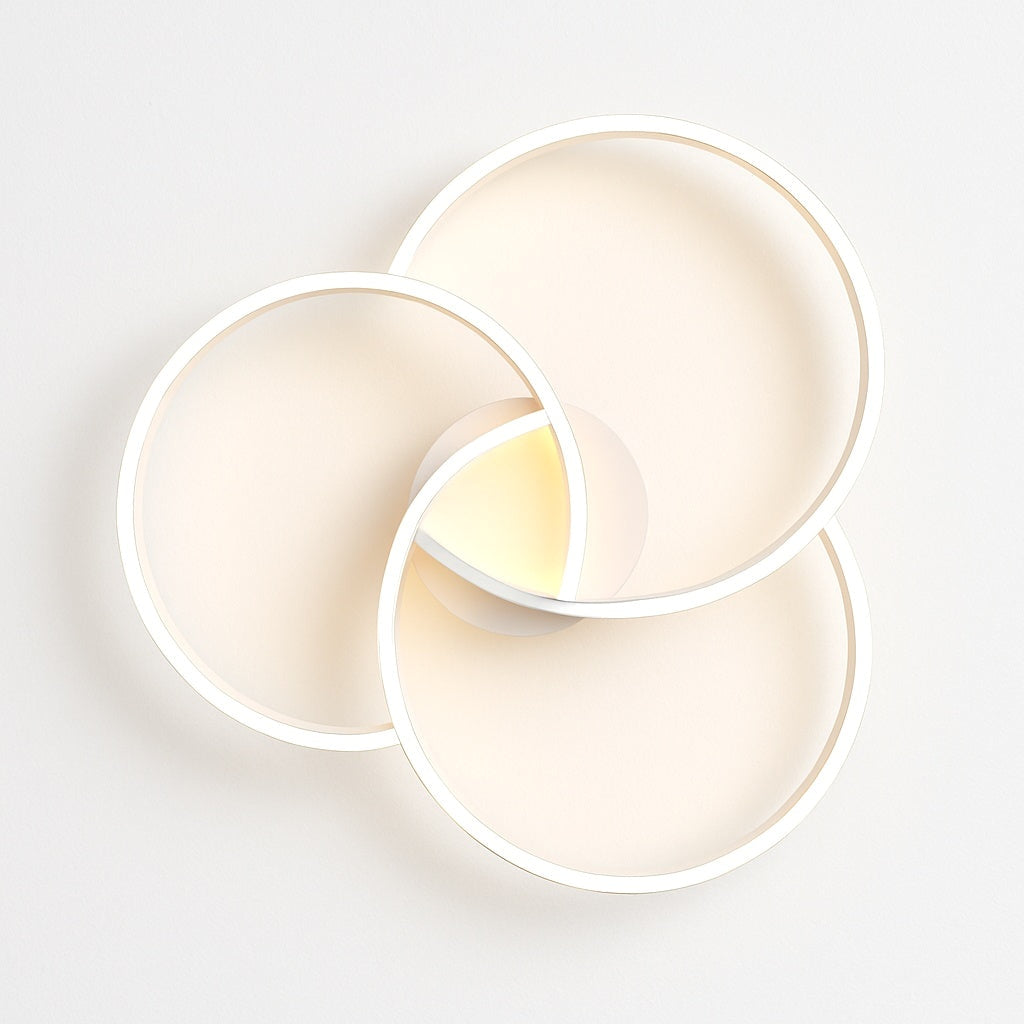 Plafonnier Design LED Rosace Trois Cercles