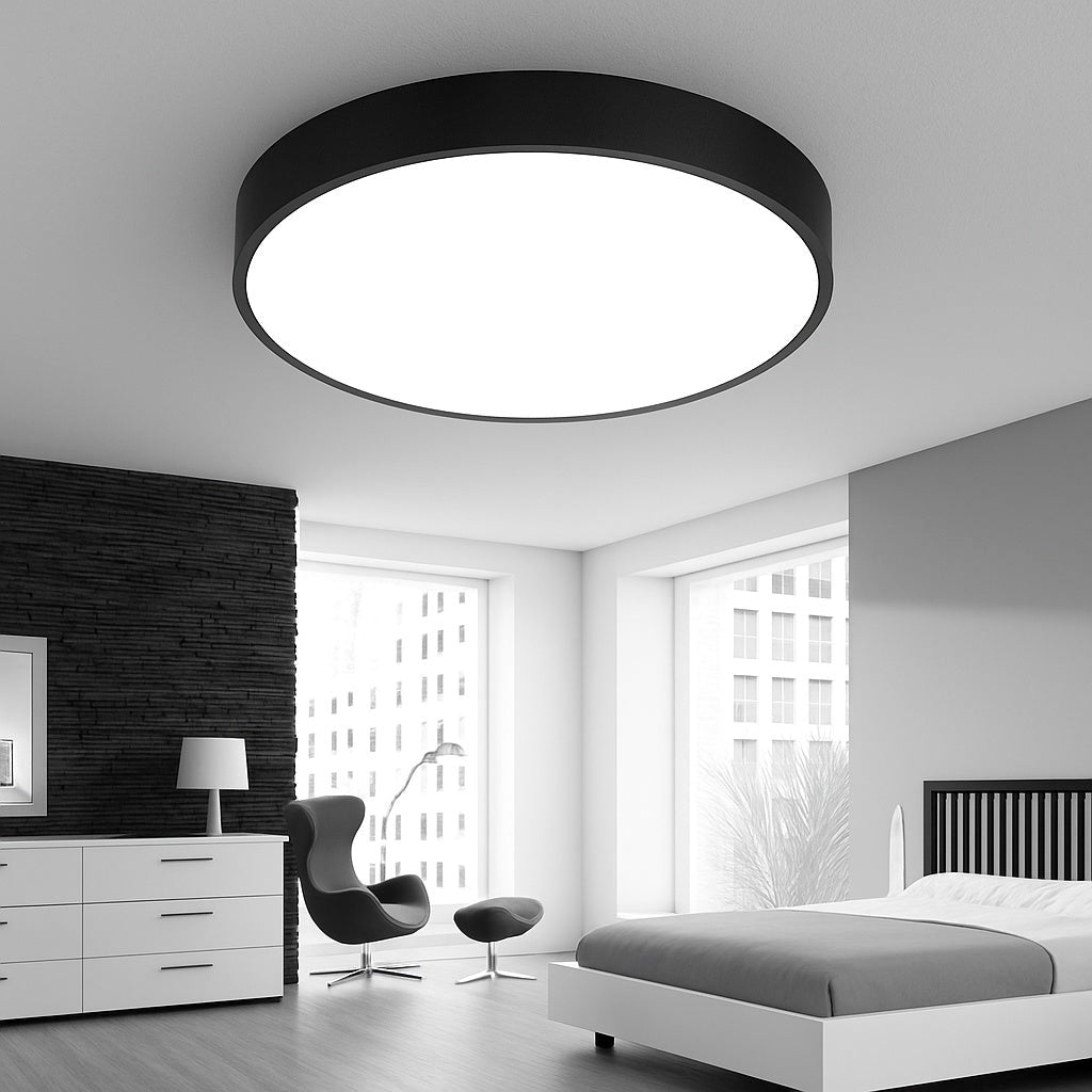 Plafonnier LED Design Arrondi et Plat - Plusieurs Tailles - Photo 3